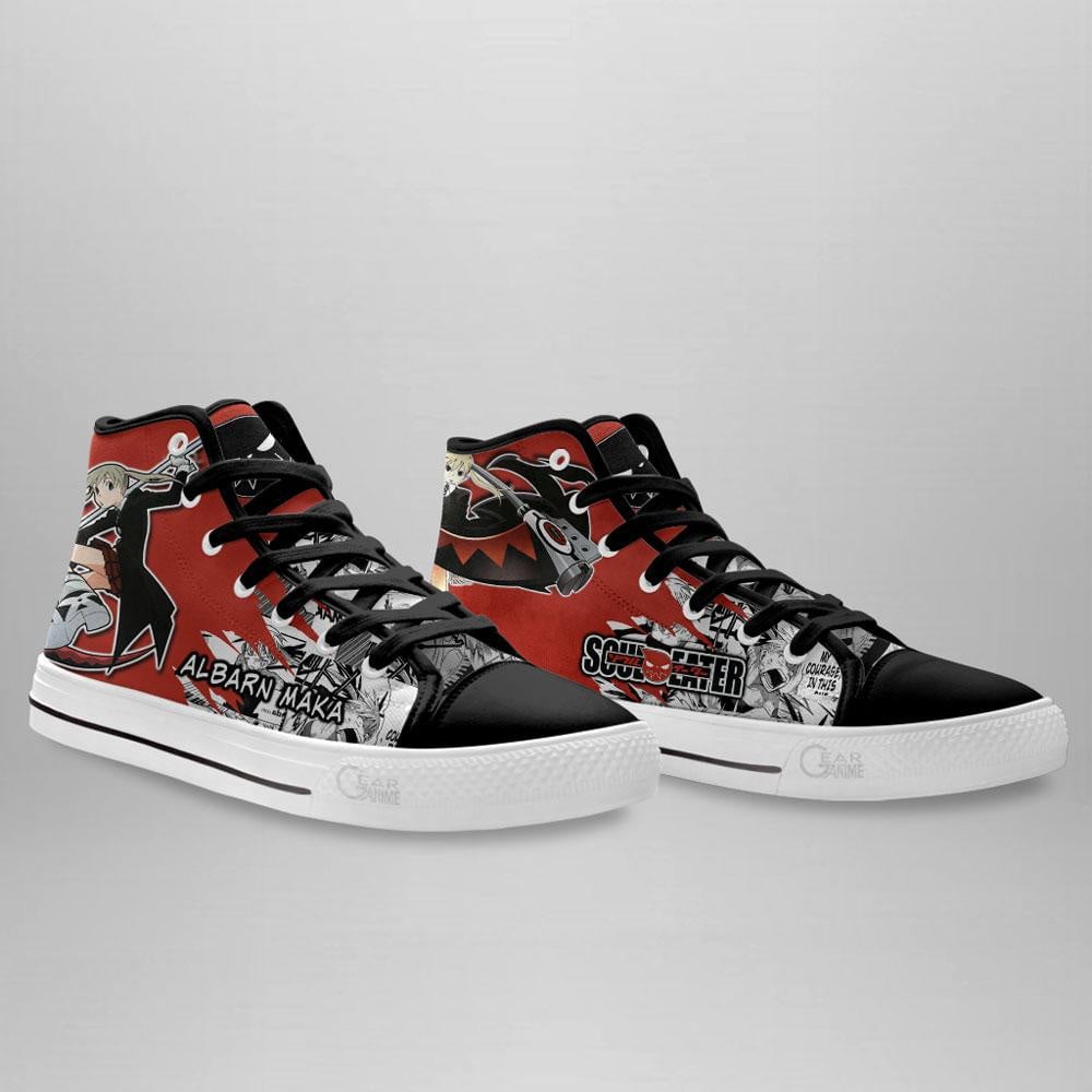 Anime Souleater Maka Albarn High Top Shoes - Image 2