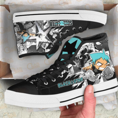 New Trending Souleater Black Star High Top Shoes