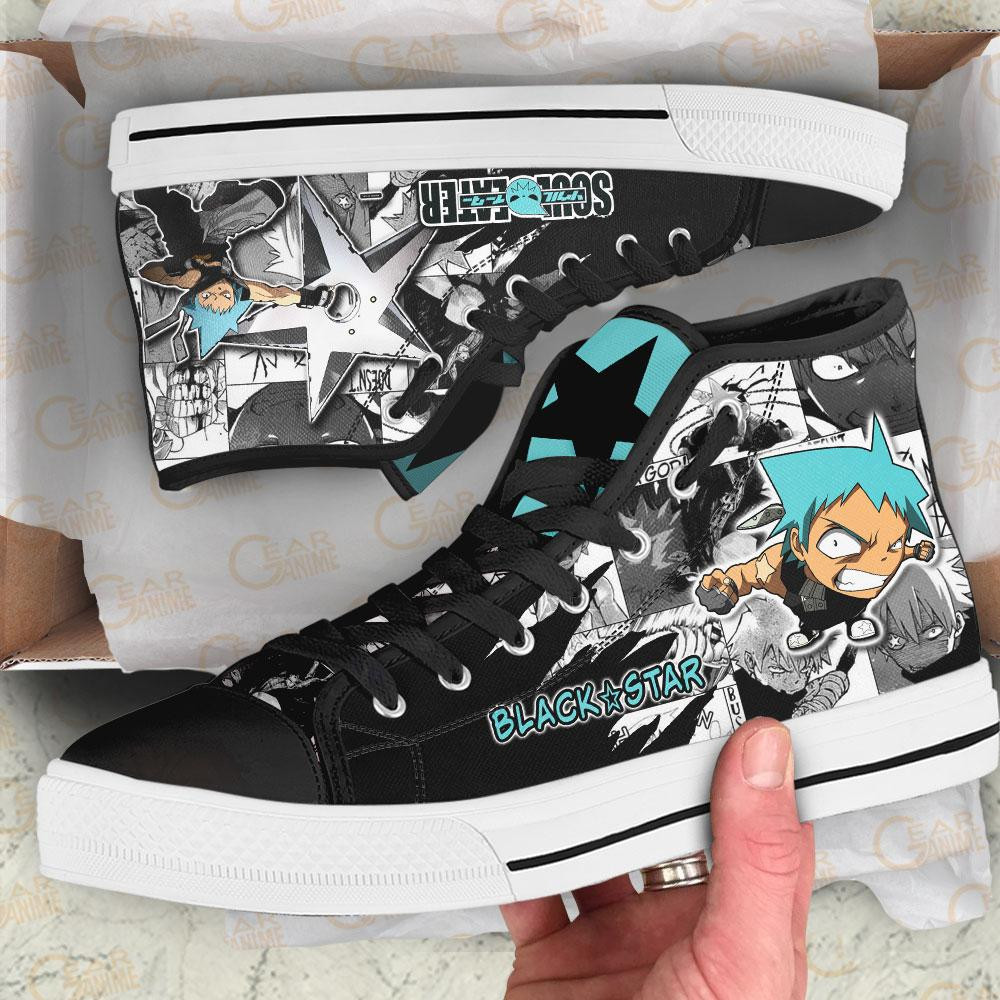 New Trending Souleater Black Star High Top Shoes