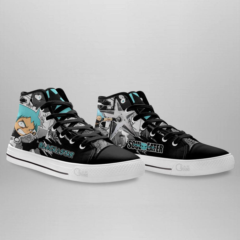 New Trending Souleater Black Star High Top Shoes - Image 2
