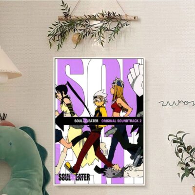 Soul Eater Retro Character Artwork Wall Art