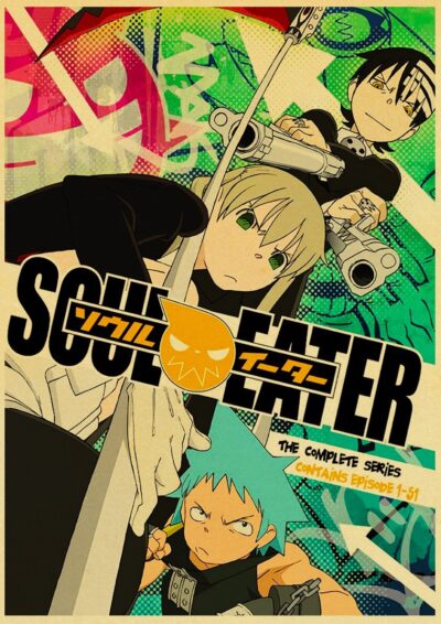 Soul Eater Gothic Anime Artwork Poster