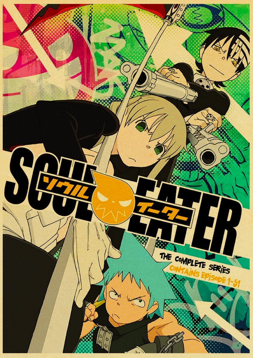 Soul Eater Gothic Anime Artwork Poster