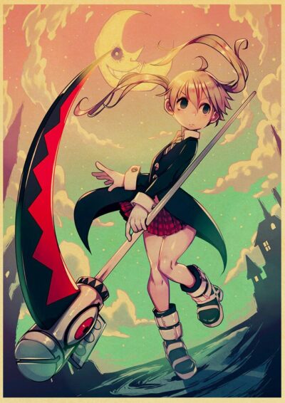 Soul Eater Moody Gothic Illustration Poster