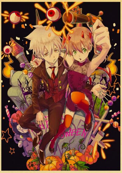 Soul Eater Dark Aesthetic Anime Poster