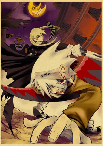 Soul Eater Gothic Fantasy Artwork Poster