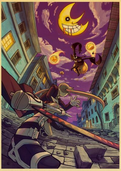 Soul Eater Enigmatic Anime Illustration Poster