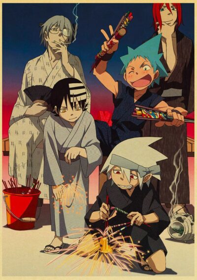 Soul Eater Alternative Gothic Anime Poster