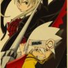 Classic Anime Soul Eater Poster Vintage Kraft Paper Prints and Posters Art Painting For Fans Home 6 - Soul Eater Shop