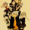 Classic Anime Soul Eater Poster Vintage Kraft Paper Prints and Posters Art Painting For Fans Home 7 - Soul Eater Shop