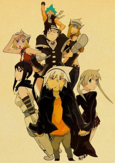 Soul Eater Dark Fantasy Anime Poster