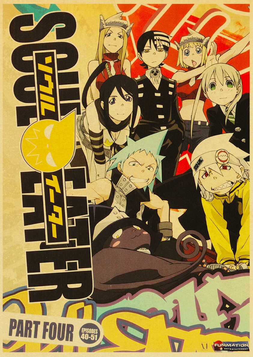 Soul Eater Macabre Anime Artwork Poster