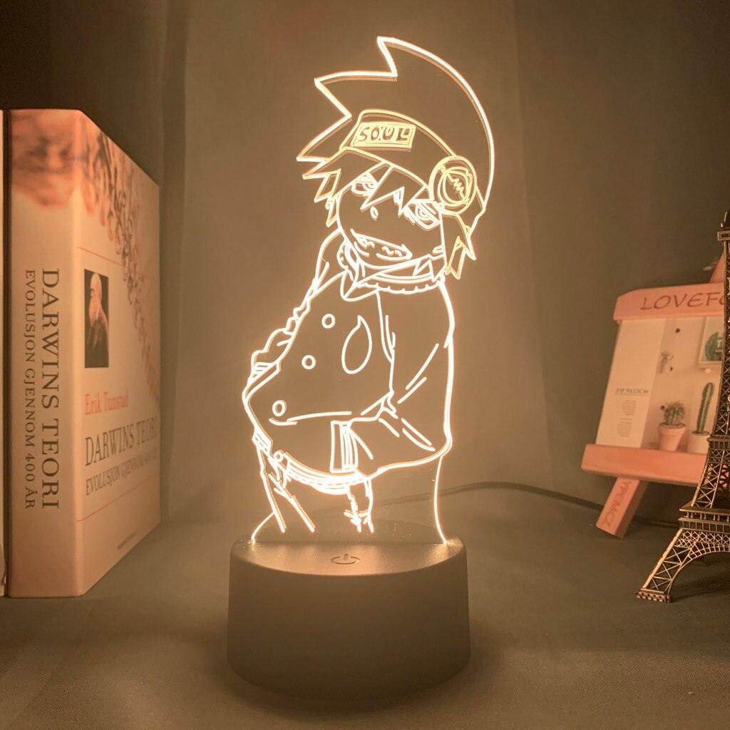 Soul Eater Soul Evans Soul Resonance 3D Lamp