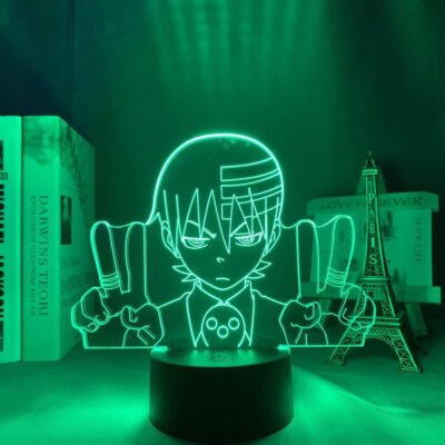 Soul Eater Death The Kid Symmetrical 3D Lamp