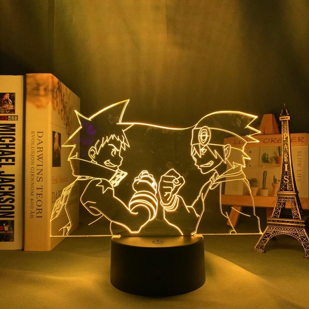 Soul Eater Soul Evans and Black☆Star Dynamic 3D Lamp - Image 3