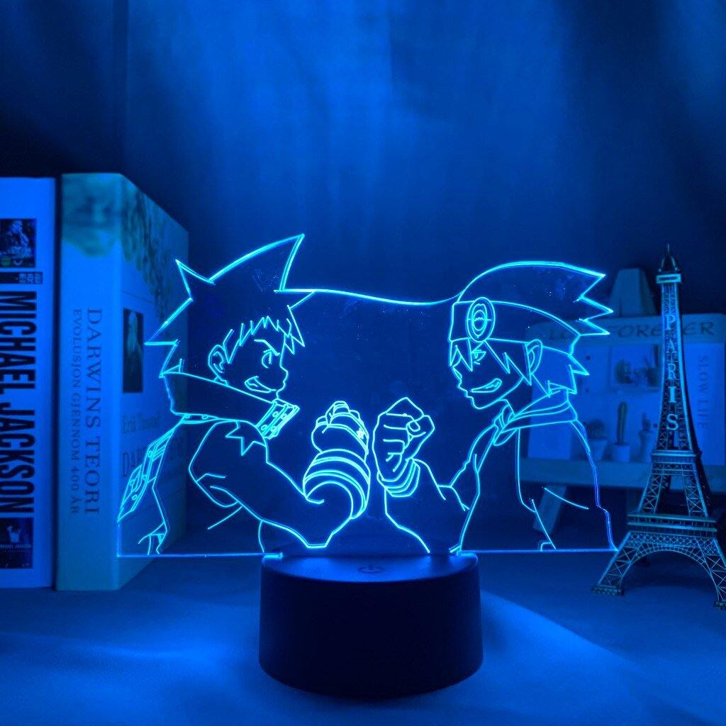 Soul Eater Soul Evans and Black☆Star Dynamic 3D Lamp - Image 2