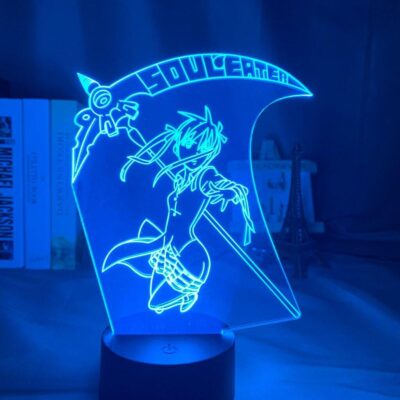 Soul Eater Maka Albarn Scythe Meister 3D Lamp
