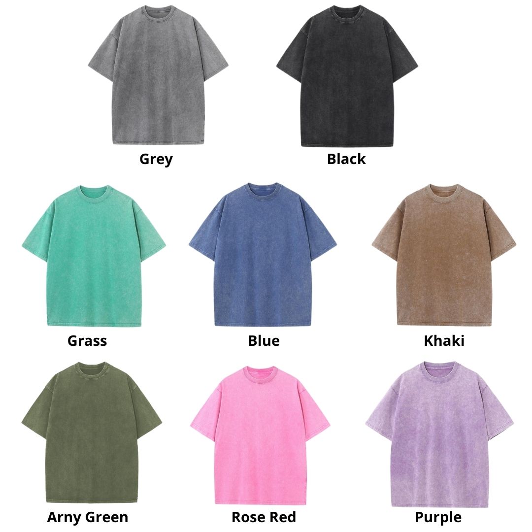 Mineral Wash T Shirt Color - Soul Eater Shop