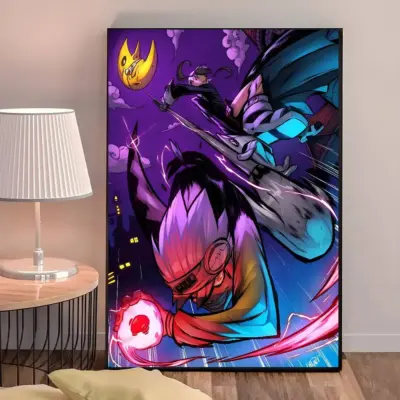Soul Eater Maka Albarn and Soul Evans Battle Wall Art