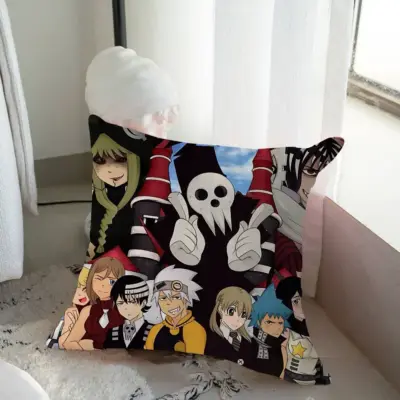 Soul Eater Dark Gothic Artwork Throw Pillow