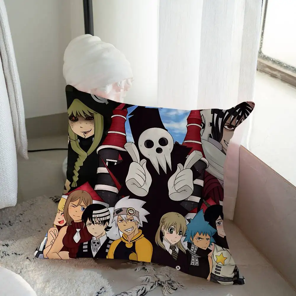 Soul Eater Dark Gothic Artwork Throw Pillow
