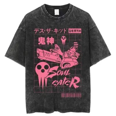 Soul Eater Vintage Mineral Wash T-Shirt