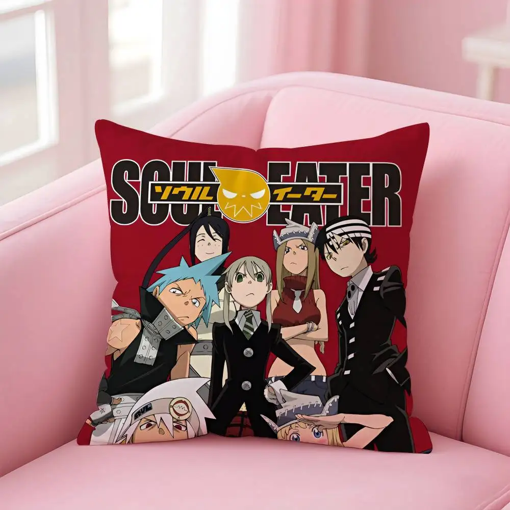 Soul Eater Gothic Anime Artwork Throw Pillow
