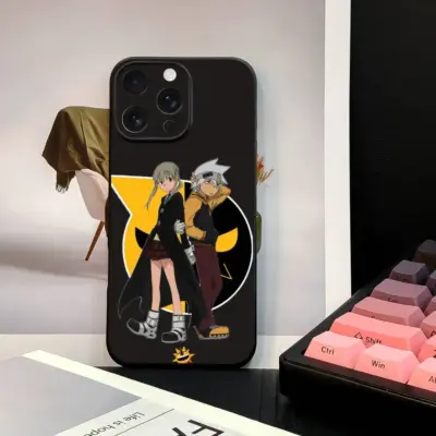 Anime Soul Eater Soul Evans and Maka Albarn Phone Case