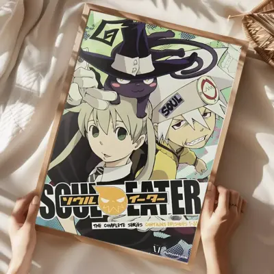 Anime Soul Eater Soul Evans and Maka Albarn Wall Art