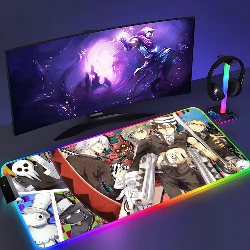Soul Eater LED Gaming Desk Mousepad