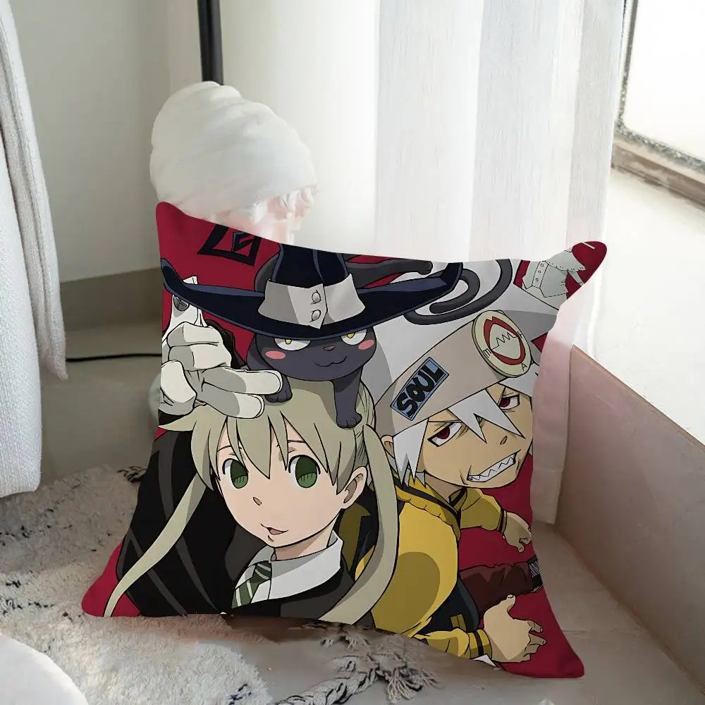 Soul Eater Edgy Gothic Artwork Throw Pillow