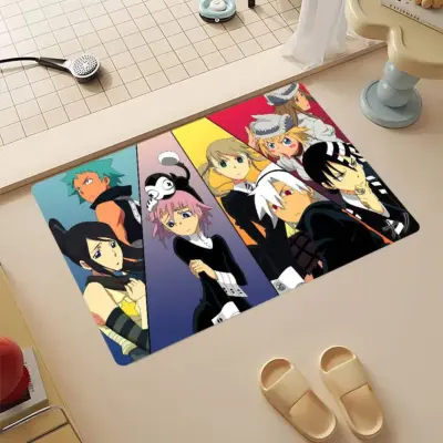 Anime Soul Eater Dramatic Scene Bath Mat