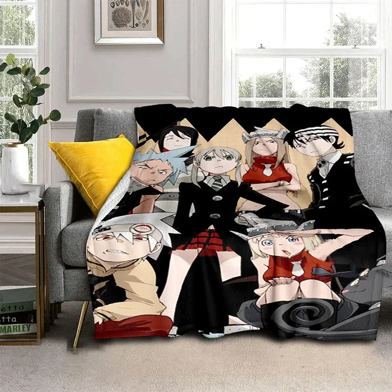 Soul Eater Macabre Dark Fantasy Cozy Throw Blanket