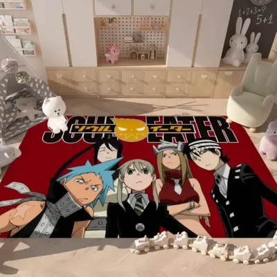 Soul Eater Anime Character Lineup Rug