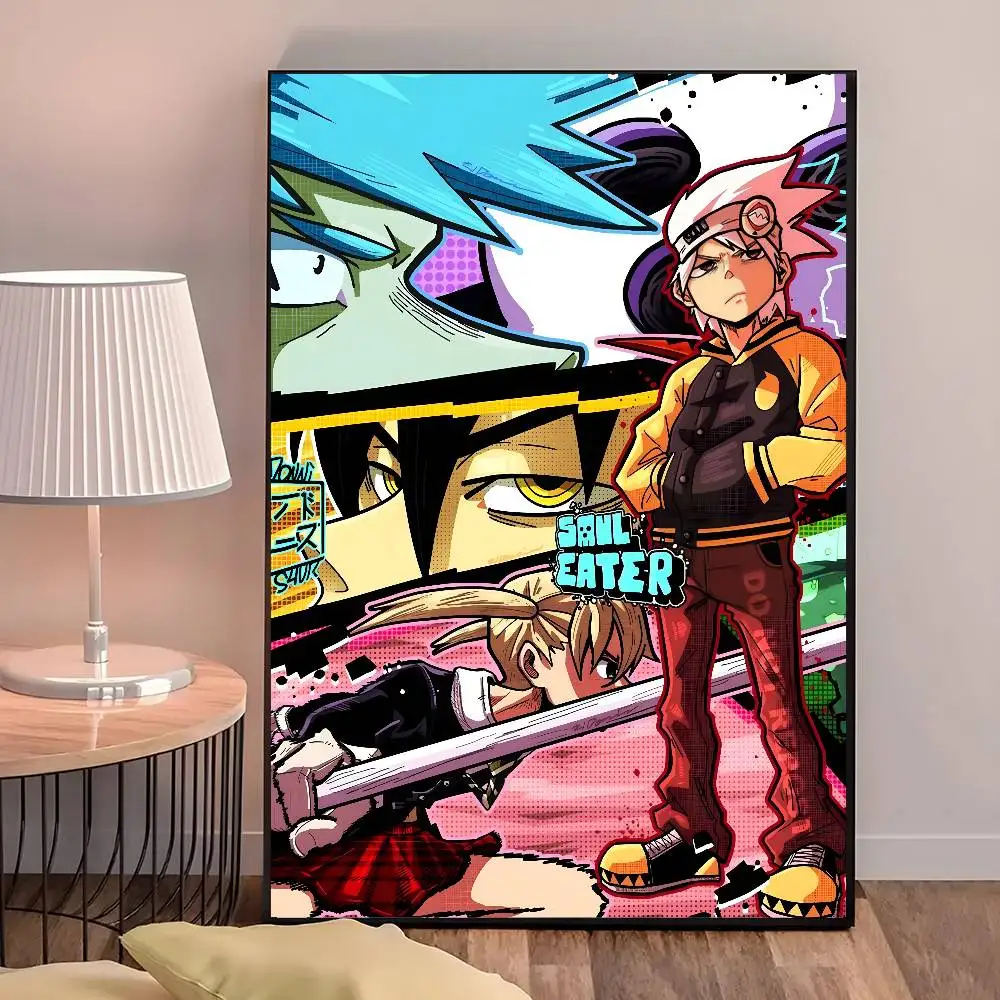 Soul Eater Soul Evans Retro Anime Wall Art