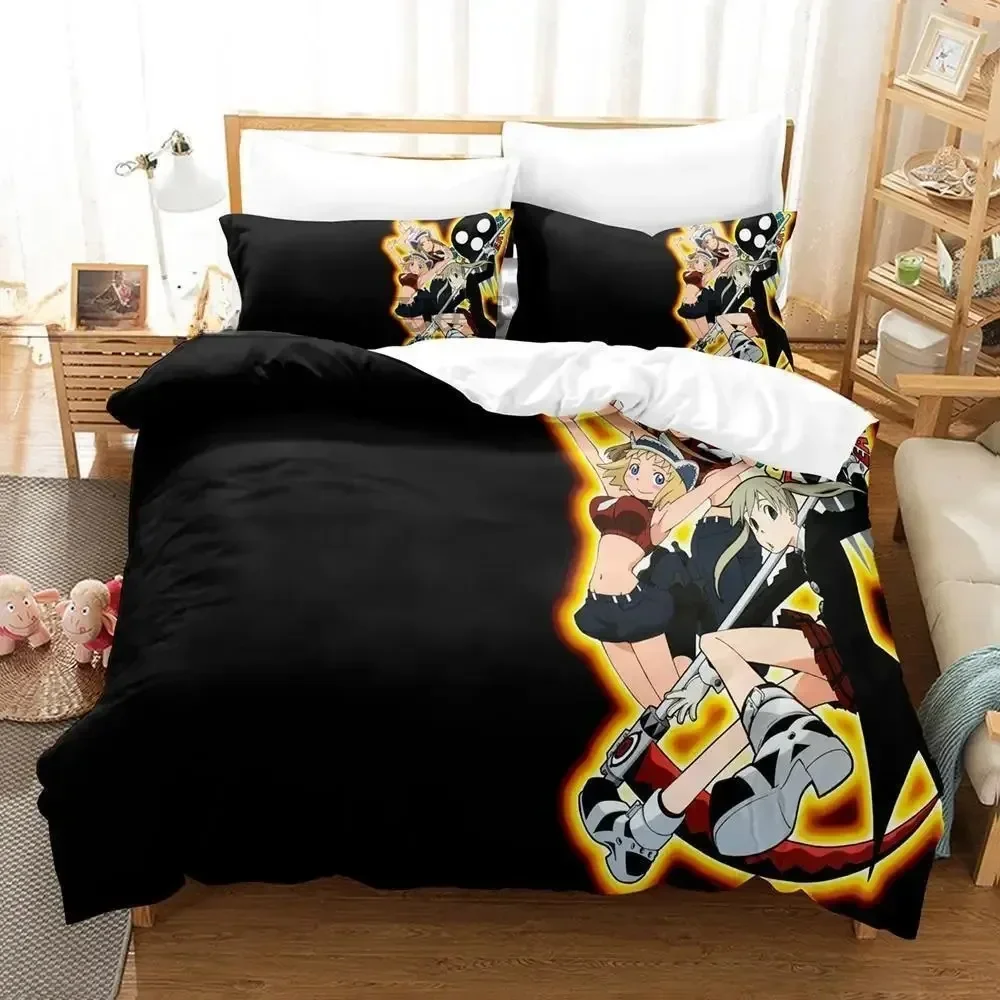 Soul Eater Maka Albarn and Patricia Thompson Bedding Set