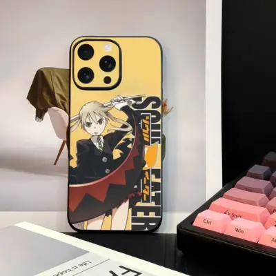 Anime Soul Eater Maka Albarn Yellow Design Phone Case