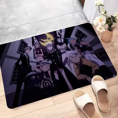 Anime Soul Eater Dark Moon Design Bath Mat