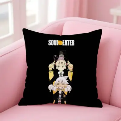 Soul Eater Fluffy Cute Anime Throw Pillow