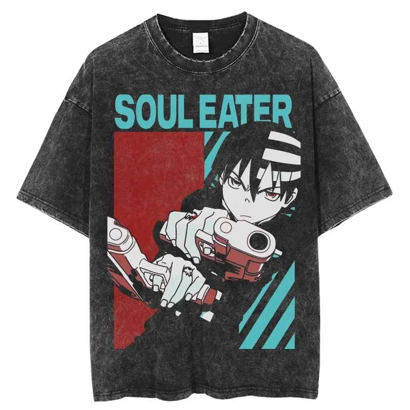 Soul Eater Classic Manga Mineral Wash T-Shirt