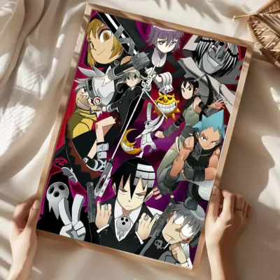 Soul Eater Cool Character Lineup Wall Art