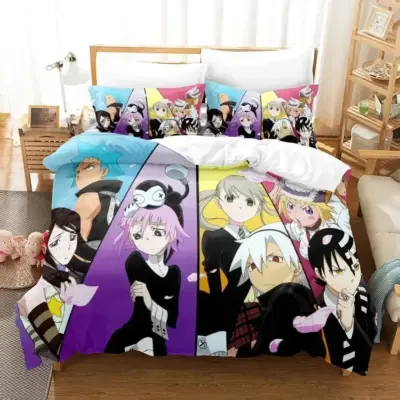 Soul Eater Main Characters Gothic Bedding Set