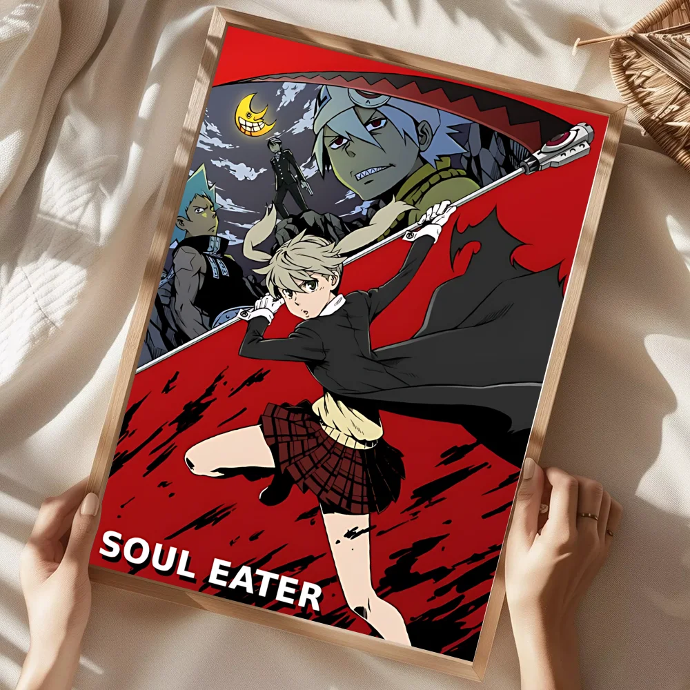 Anime Soul Eater Cool Maka Albarn and Friend Wall Art