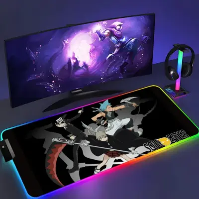 Soul Eater Large LED Desk Mousepad