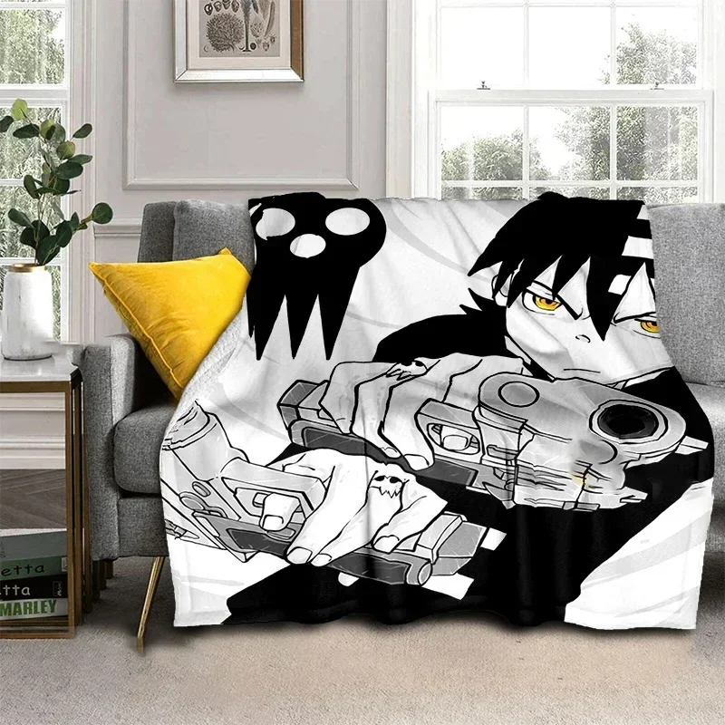 Soul Eater Warm Edgy Gothic Throw Blanket