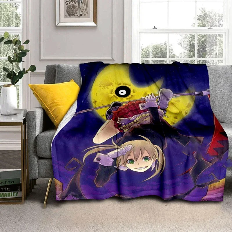 Soul Eater Lightweight Gothic Artwork Throw Blanket