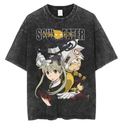 Soul Eater Classic Anime Mineral Wash T-Shirt