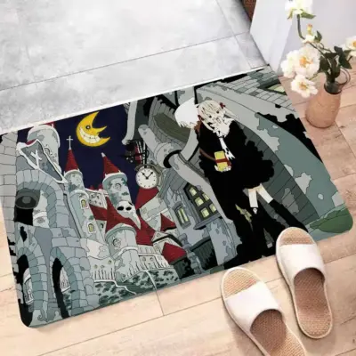 Manga Soul Eater Grey Design Bath Mat