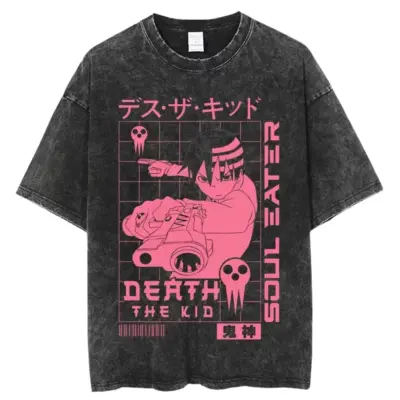 Soul Eater Macabre Mineral Wash T-Shirt