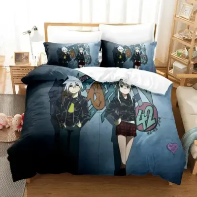 Maka Albarn and Soul Evans Gothic Bedding Set